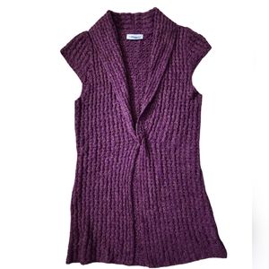 Coldwater Creek Multi Color Sleeveless Cardigan Woman's M